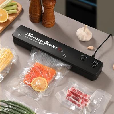 110V Multifunctional Household Black Food Vacuum Sealing Packaging Machine EU Plug Portable Vacuum Sealer Kitchen Gadgets