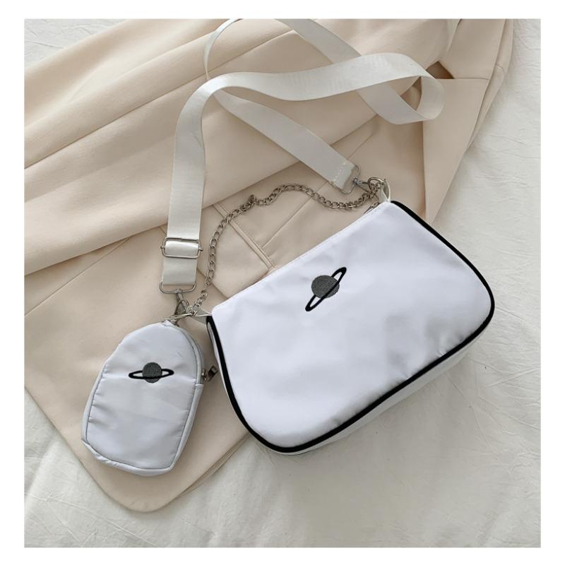 Ins Style Oxford Cloth Shoulder Bag for Women Fashional Crossbody Handbag