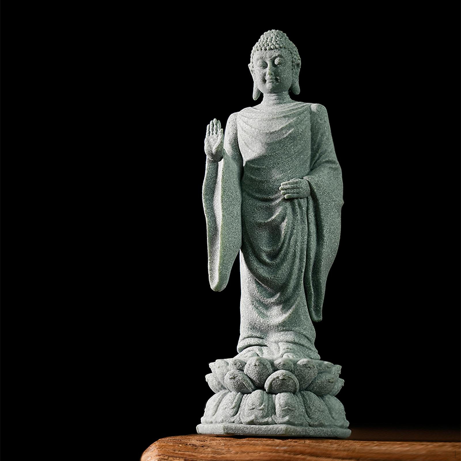 

Фигурка Будды Настольный подарок Поделки Домашний декор Украшение для офиса Отель Новоселье Style B