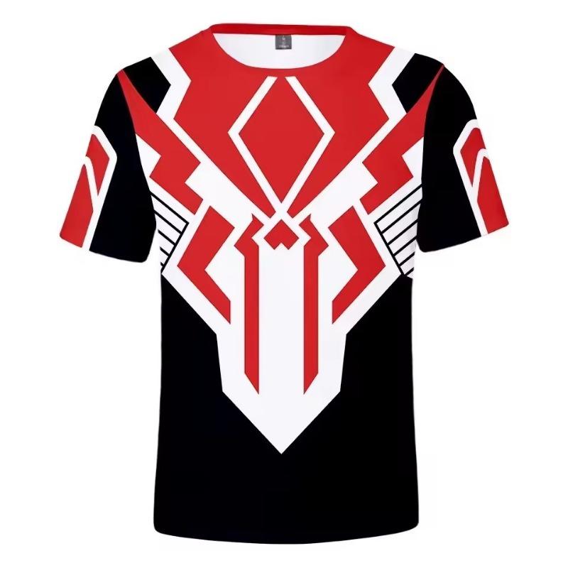 3D Print T Shirt Dinosaur 3D Printed Loose T-shirt Casual Fashion O Neck Short Sleeve Men's T-Shirt