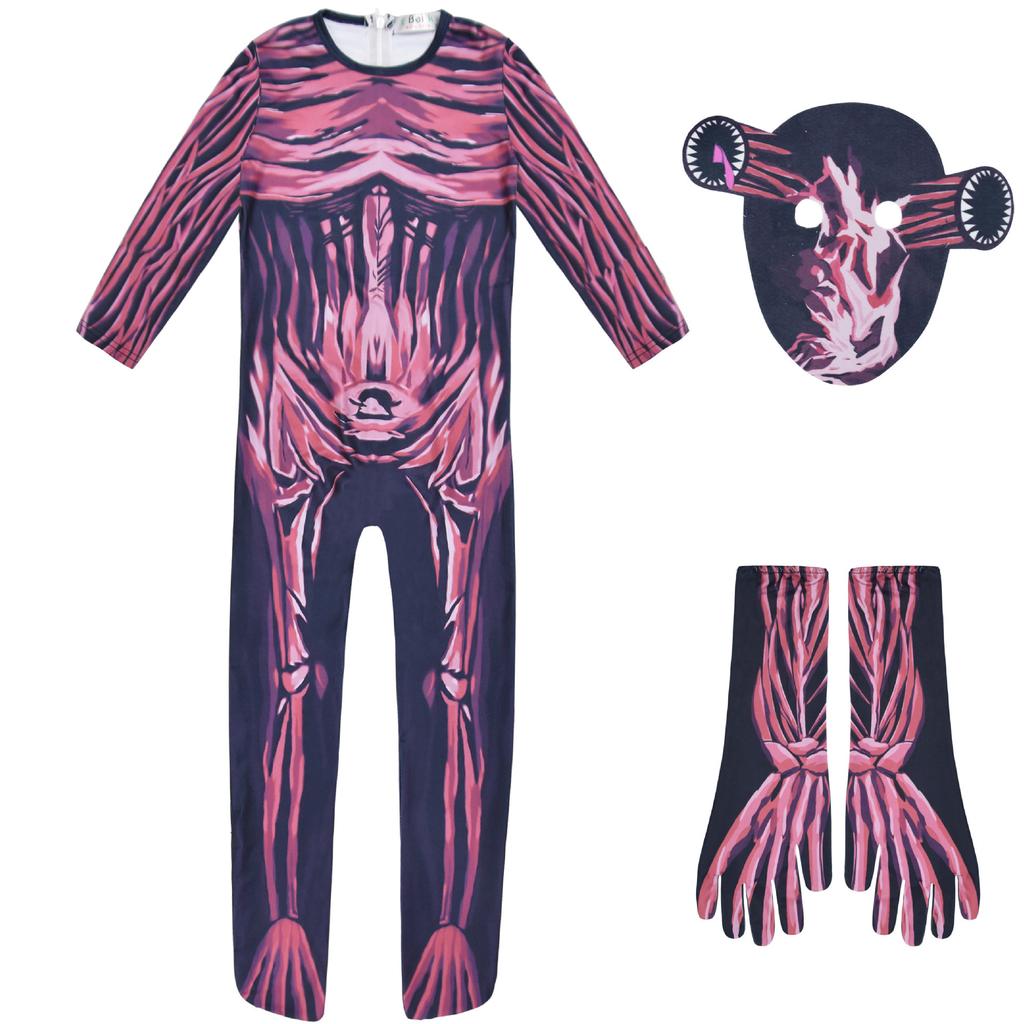 Dětský halloweenský cosplay kostým body pro vystoupení