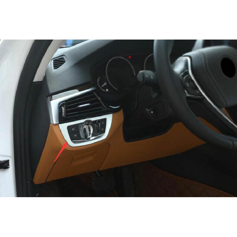 Fit For BMW 5 Series G30 2018- ABS Silver Function Control Button Frame Trim
