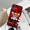 Anime O-One Pieces Back Phone Cover Case for iPhone 15 Plus 13 Mini 12 16e 17 Air XS 14 11 16 Pro Max 7 8