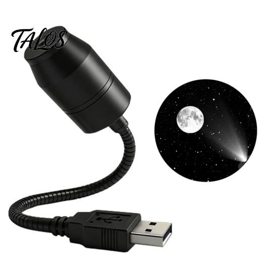 Portable Star Projector USB Ambient Light with 360° Adjustable Hose, LED Night Starry for Car Bedroom Office, Romantic Sky Atmosphere Lamp Projection