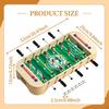 Foosball Table Educational Interactive Toy Lightweight with Ball and Score Keeper, Desktop Soccer