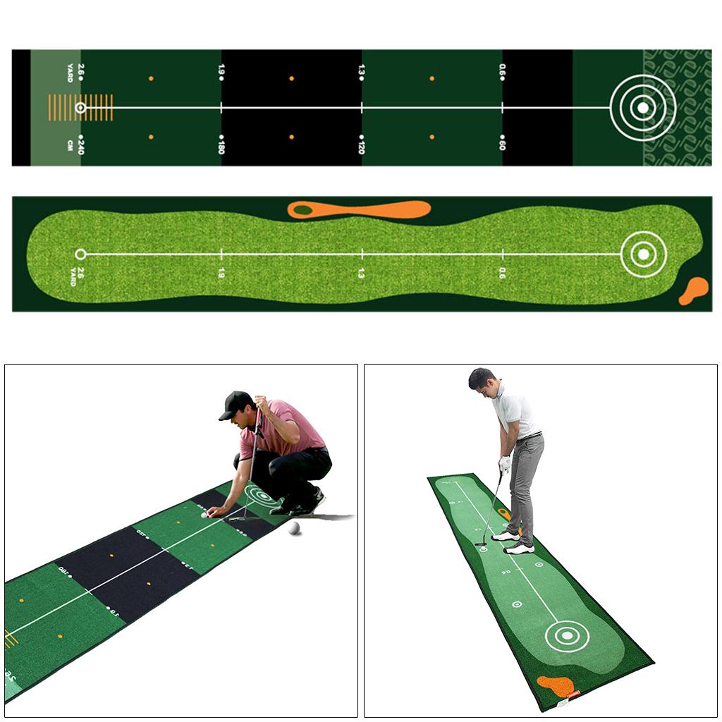 50x300cm Golf Carpet Putting Mat Indoor Golf Hitting Mat Golf Home Office Golf Practice Grass Mat Golf Training