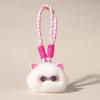 Bag Hanging Cat Plush Pendant Stuffed Car Keyring Creative Plush Ball Key Chain  Jewelry Gift