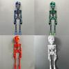Poseable Skeleton Refrigerator Magnet Halloween Skeleton Figurine with Movable Joints Articulated Gothic Skeleton Magnetic Fridge Decoration Ornament