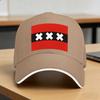 Amsterdam Flag Baseball Cap  Tennis Skate High Quality Hip Hop Hats Unisex Adult Yk Cool Design Snapback Cap