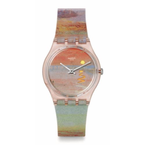 Swatch Turner's Scarlet Sunset SO28Z700 Pink Watch
