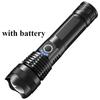 Most Powerful LED Flashlight Strong Light Tactical Torch Outdoor Waterproof Camping Hiking Lantern  USB Rechargeable Lamp