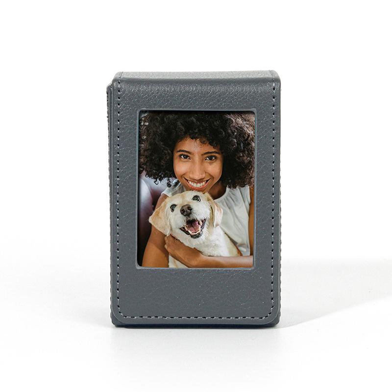 

1PC Capacity Multi-Functional Instant Portable Storage All-in-One Box 3-inch Photo Elegant Large Vintage 9.5x6.5x5.6cm темно серый