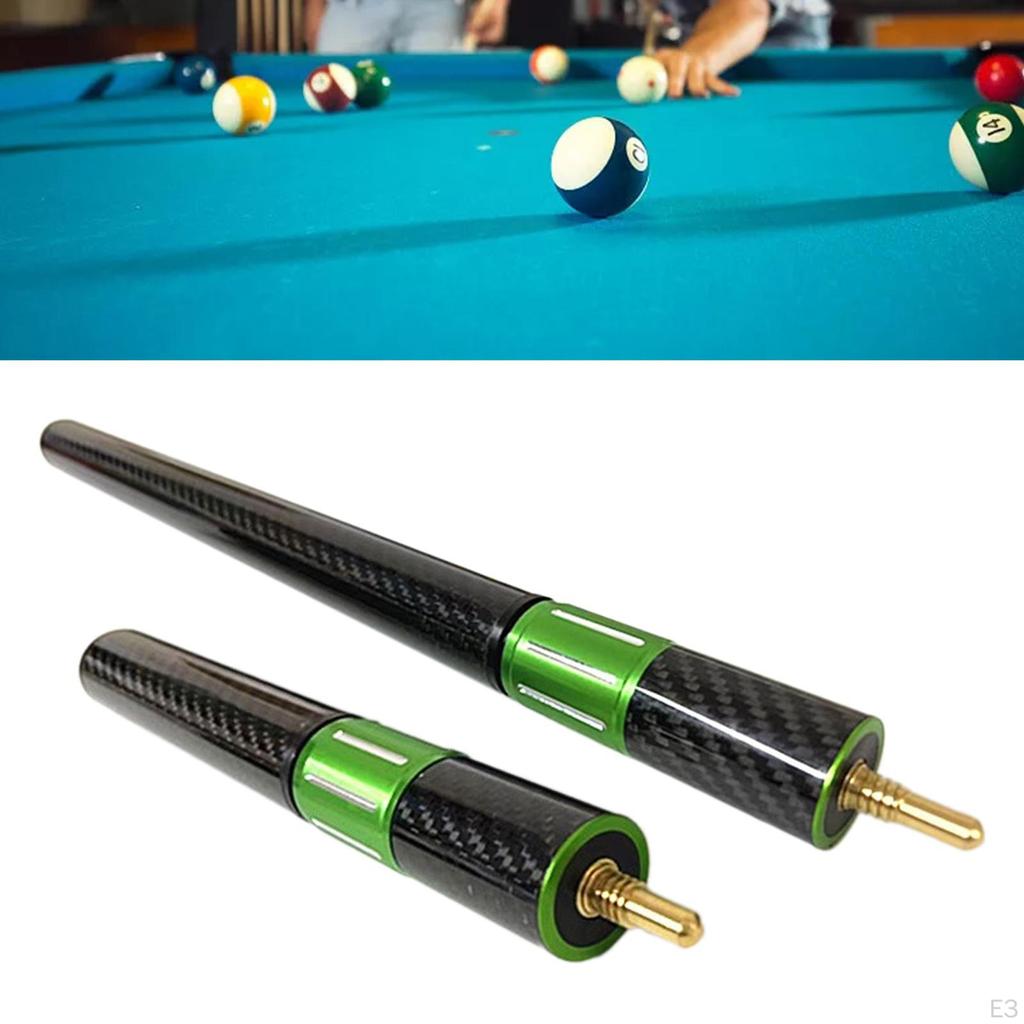 Pool Cue Extension Billiard Carbon Fiber Portable Snooker Comfortable Stick