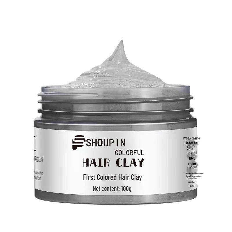 Grandma Grey Hair Clay: Silver Grey Soft Hair Wax for Men & Women, Multi-Color Options for Shaping and Styling