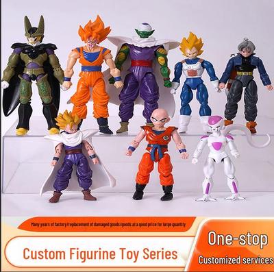 Dragon Ball Gelenkfiguren-Set: Vegeta, Majin Buu, Son Goku Anime-Modelle