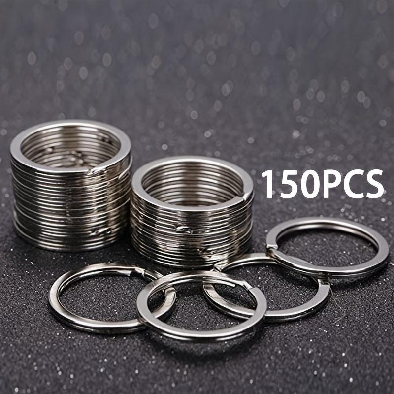 WTEMPO 100pcs/set 20mm Iron Key Ring Multi-functional Key Chain Durable Home Key and Car Key Accessories DIY Accessories