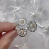 Daisy Ring Italian high-end jewelry brand retro palace style Ring with aurous 18k thick gold color separation electroplating