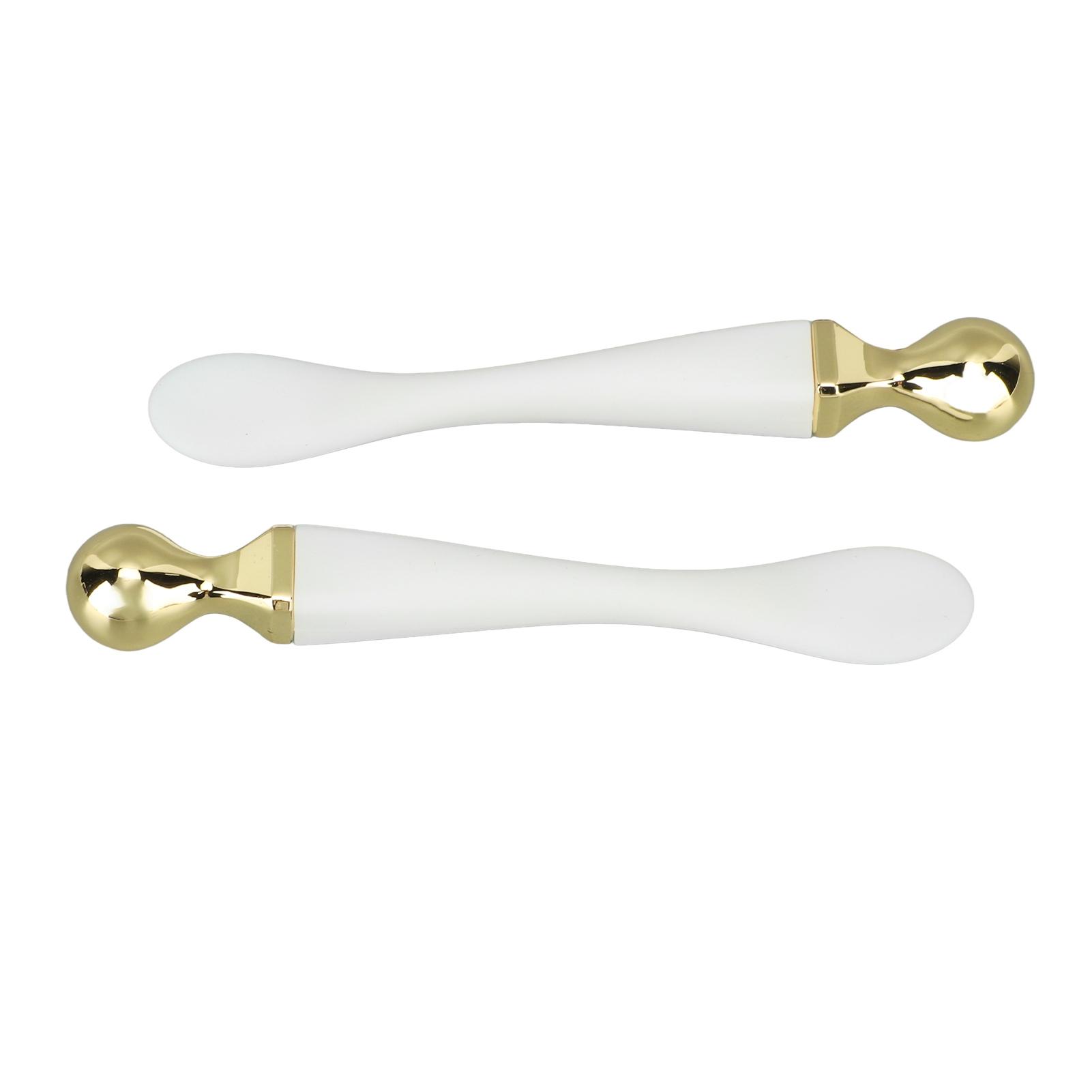 

2 шт. Металлический шпатель для крема для глаз, двухсторонний цинковый сплав, силиконовый инструмент для массажа глаз