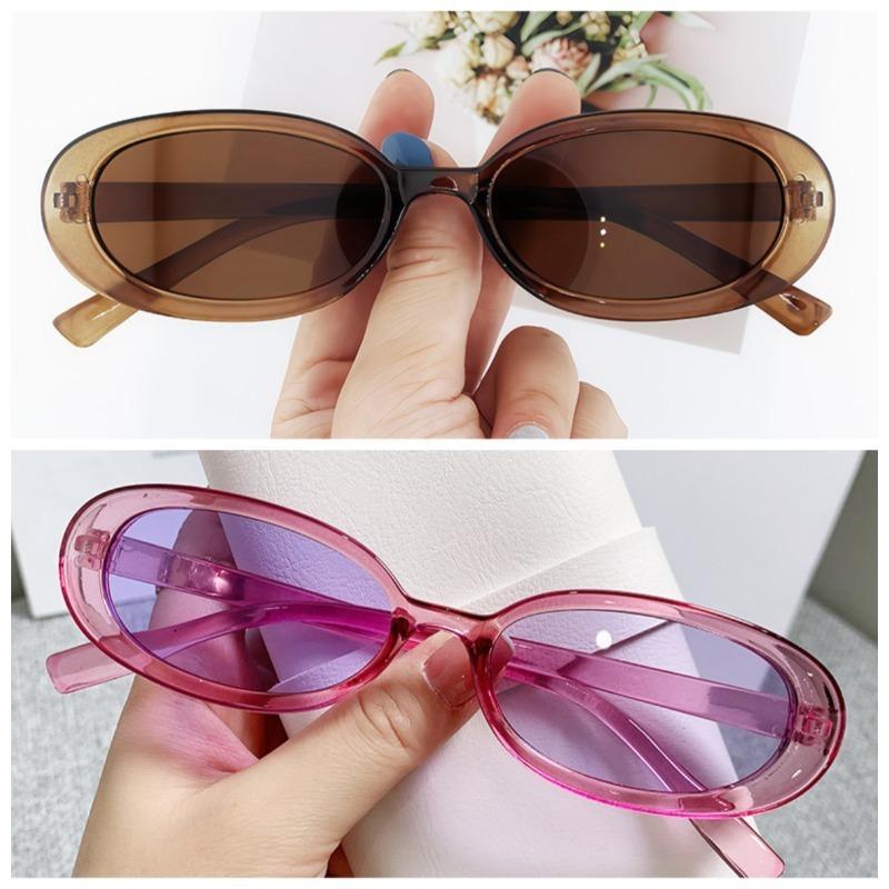 2pcs de Lunettes Vintage Unisexe UV400Tendances et durables, idéales pour les voyages et les cadeaux.