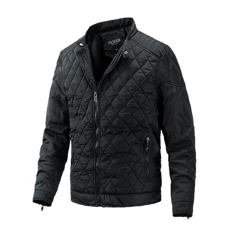 Men's Autumn Winter Motorcycle Jacket - Casual Thin Cotton Jacket