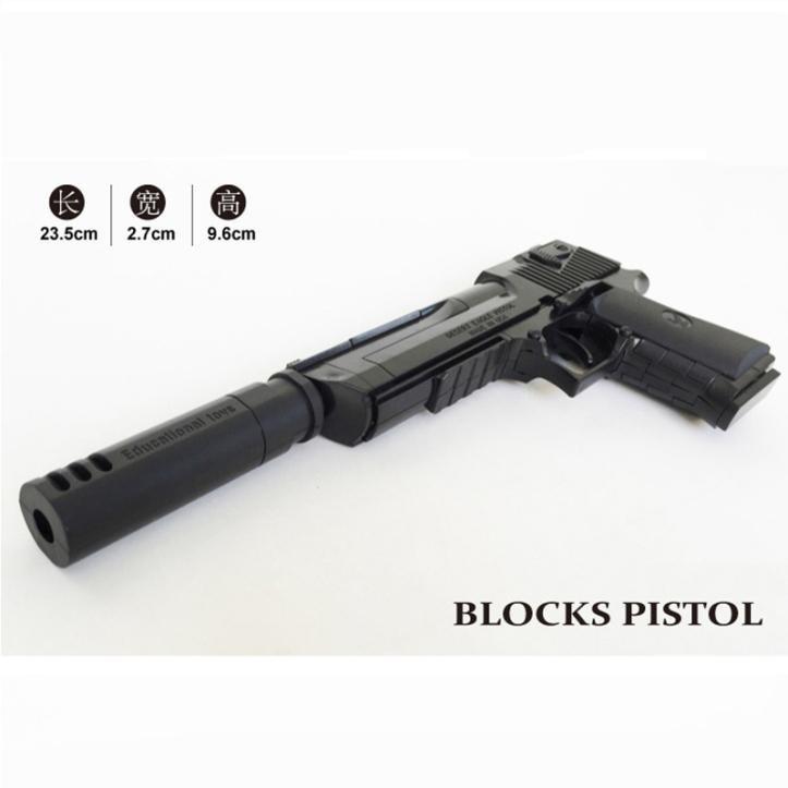 Buy HOT Assembled Desert Eagle M92 Modular Toy Pistol Desert