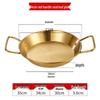 Korean Style Stainless Steel Dry Pot Seafood Pan