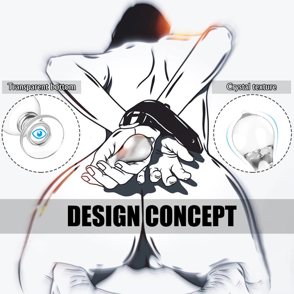 3PCS/Lot Transparent Anal Plug for Women Men Butt Plugs Adult Masturbation Adult Gay Sex Toys