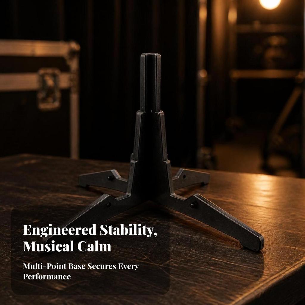 Clarinet Stand Secure Holder Sturdy for Practice Rooms, Clarinetists