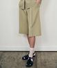 Laneonkyulleoseu Airy Belted Half Slacks_Light Khaki
