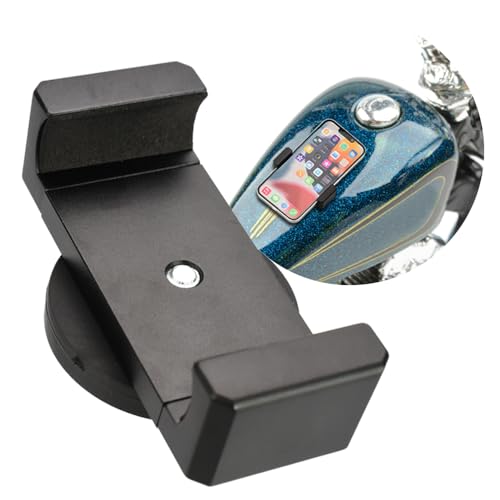 

No-brand motorcycle smartphone holder, strong magnet type, prevents falling off, easy to attach to fuel tank, compact