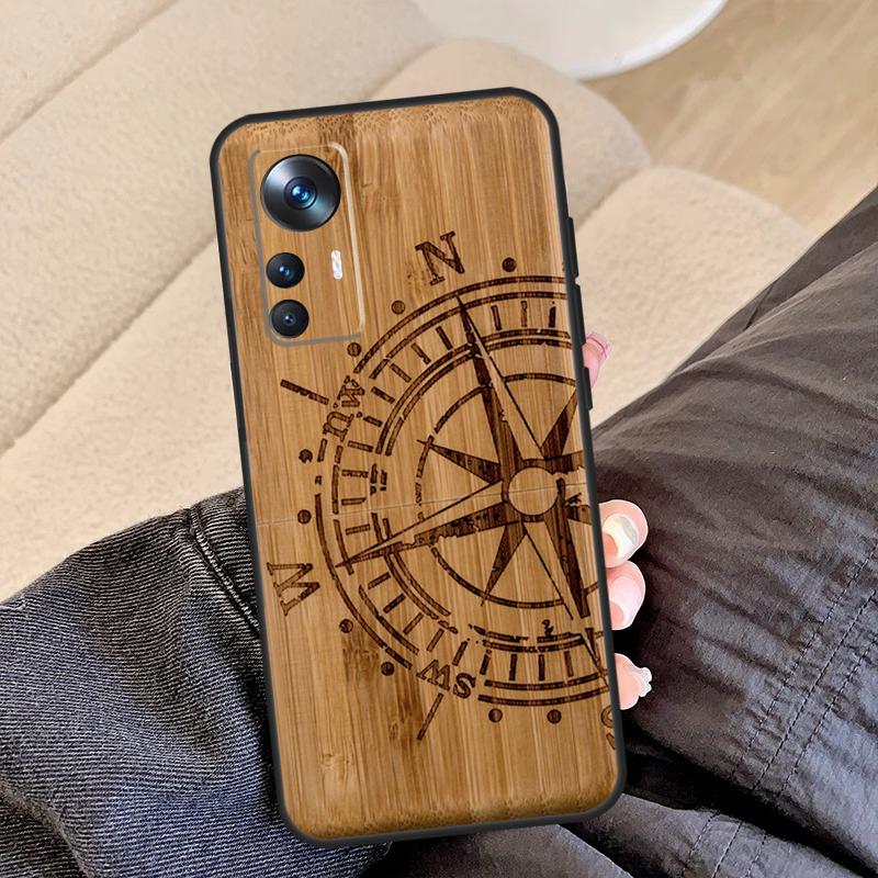 

Natural Bamboo Wood Animal Print Case For Xiaomi 14T 13T 11T 12T Pro 13 14 15 Ultra Cover For POCO F7 Pro F5 F6 X3 X5 X6 X7 POCO X6