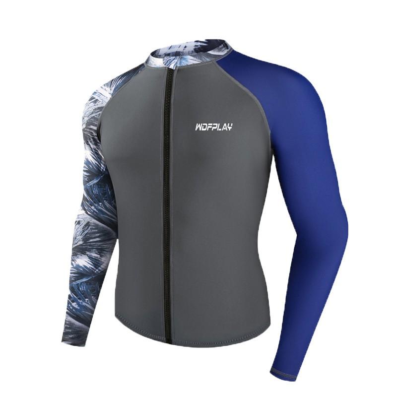 Herren UV-Schutz Rash Guard Set Schnelltrocknende Badebekleidung Schnorcheln Surfen Quallenabwehr Wassersport