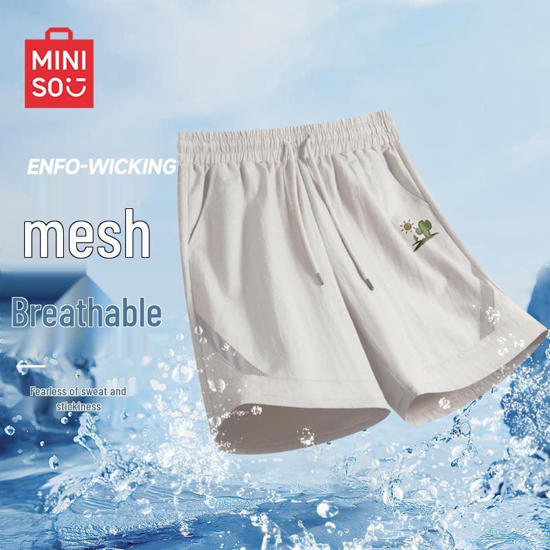 MINISO Men s Summer Quick-Dry Casual Sport Shorts XL