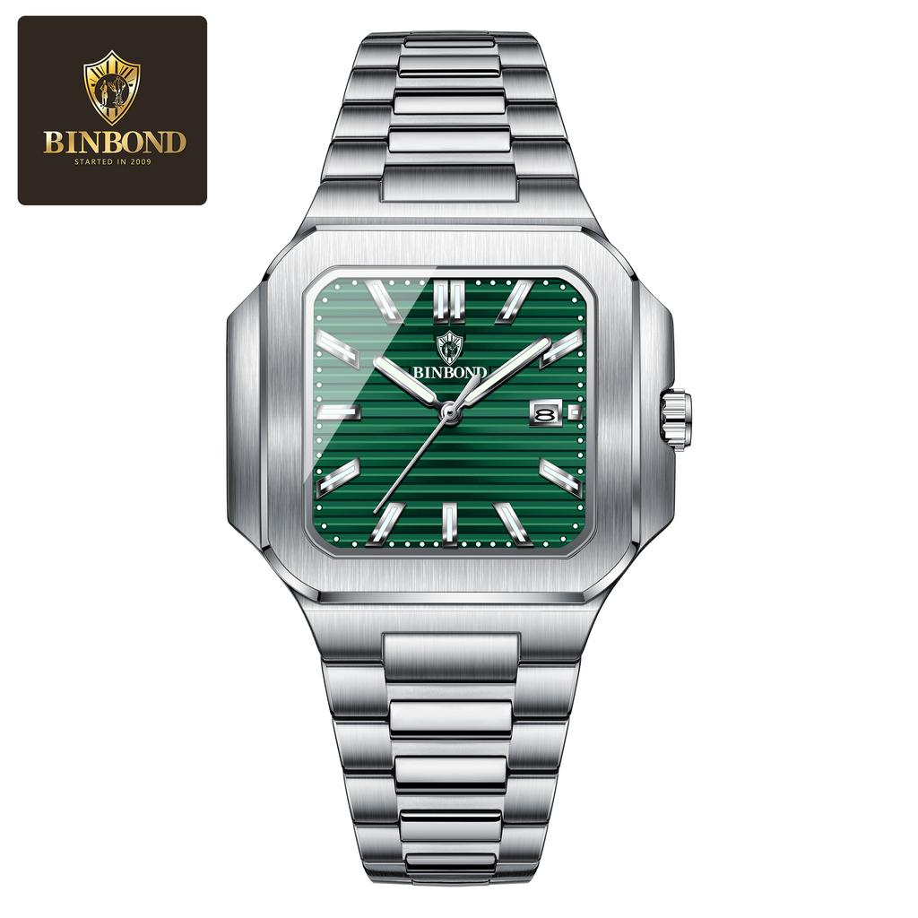 Business Watch Men Stainless Steel Date Waterproof Wristwatch Man Fashion Men Watches Relogio Masculino