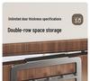 Over-the-Door Hook & Coat Hanger: No-Punch Wall-Mounted Storage Rack