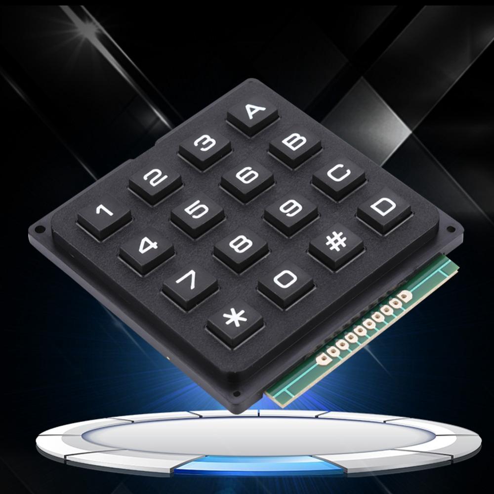16 Keys Numeric Keypad 4x4 External Keypad Practical Keyboard Modules  DIY Electronics