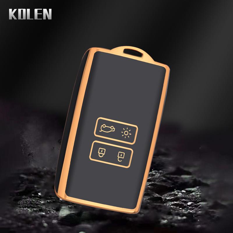 Tpu Car Key Cover Case Shell Fob For Renault Koleos Kadjar Captur Megane Talisman Espace Clio Zoe Scenic 4 Arkana Dacia Sandero