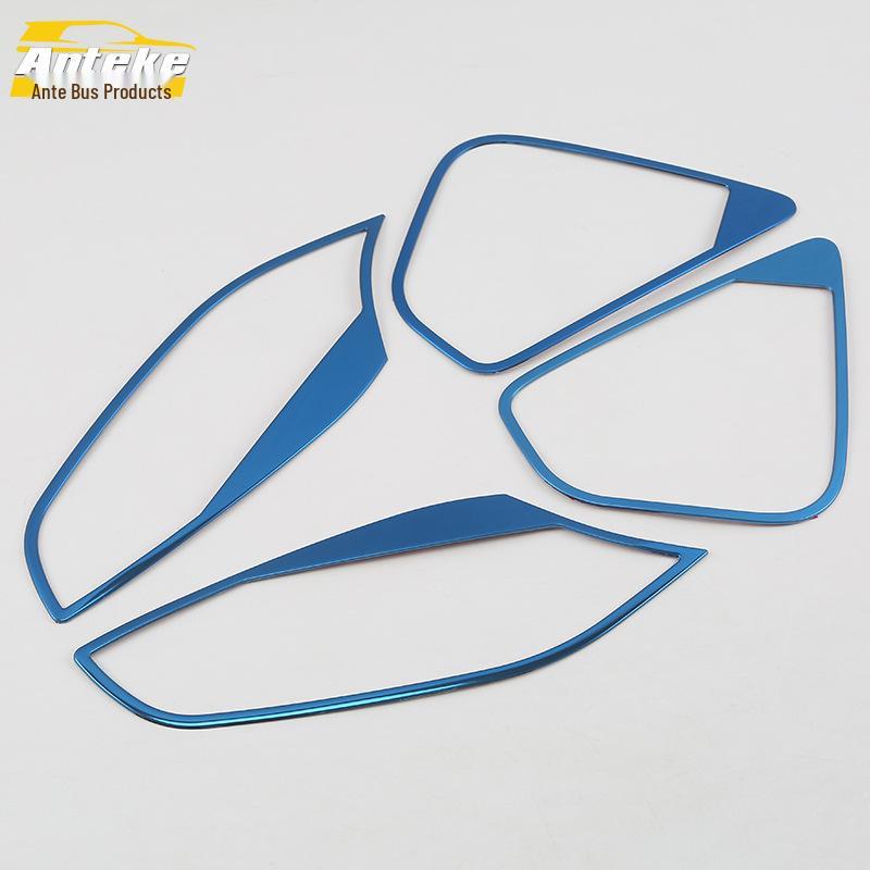 18-Model Compatible Stainless Steel Car Speaker Cover with Bright Ring Trim