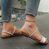 Women Slippers Summer Solid Color Flat Sandals Open Toe Outdoor Slippers New Beach Shoes Plus Size Slides Women Zapatos De Mujer