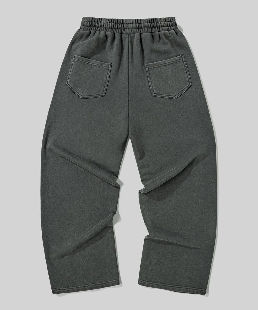 Beodeonteu Multi-Cut Line Pigment Sweatpants [Charcoal]