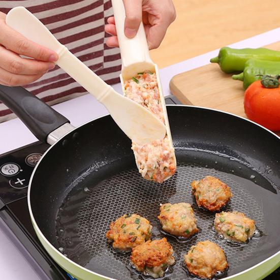 1 Set Meatball Maker Sub-section Design Labor-saving Anti-slid Handle Rice Ball Maker for Kitchen