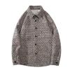 Spring and Autumn Men's New Retro Coarse Wool Laps Loose Coat