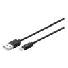 Câble Lightning Goobay Pour Apple iPad-iPhone-iPod - 2m Noir