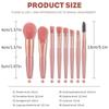 8Pcs Mini Portable Travel Soft Makeup Brushes Set Eye Shadow Foundation Powder Lip Concealer Blush Brush for Daily Beauty