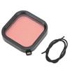 Dive Filters for Hero 10 11 Black Waterproof Housing Case Quadrate Color Correction for Underwater Photography