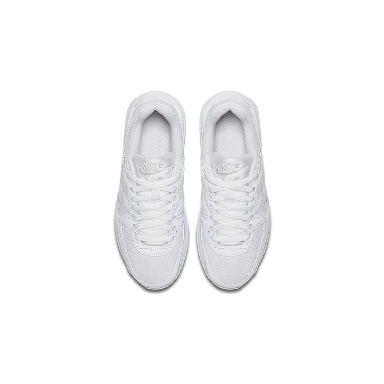 Nike Air Max Command Flex Retro Sportovní Tkanina Odpružení Protiskluzové Odolné proti Opotřebení Prodyšné Střih Nízký Svršek Běžecká Obuv Dětská teniska Bílá 844346-101