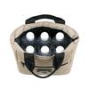Thermos Insulated Round Tote Bag RFJ-001 BE Beige & HONMA D1 Bowl 1-Sleeve Orange Set
