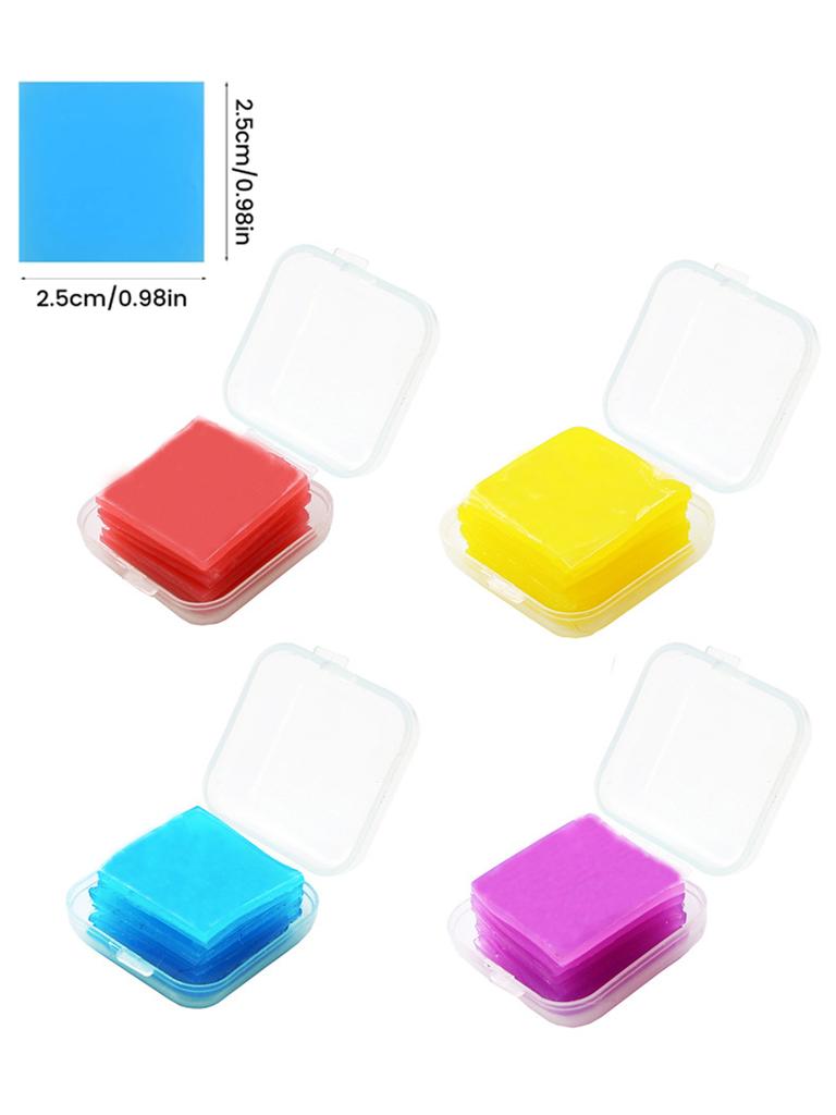4 Boxes 2.5cm Silicone Resin DIY Crafts Drilling Mud Dotting Glue Painting Wax Diamond Painting Clay Diamond Art Glue Mud