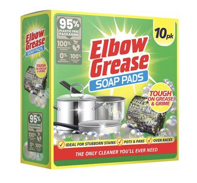 Gąbki Do Czyszczenia Naczyń Z Mydłem Elbow Grease Soap Pads 10 Sztuk