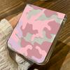 Cow Print Clear Hard PC Phone Case For Samsung Galaxy Z Flip5 Flip4 Flip3 Transparent Folding Back Cover For Samsung Z Flip 5 4